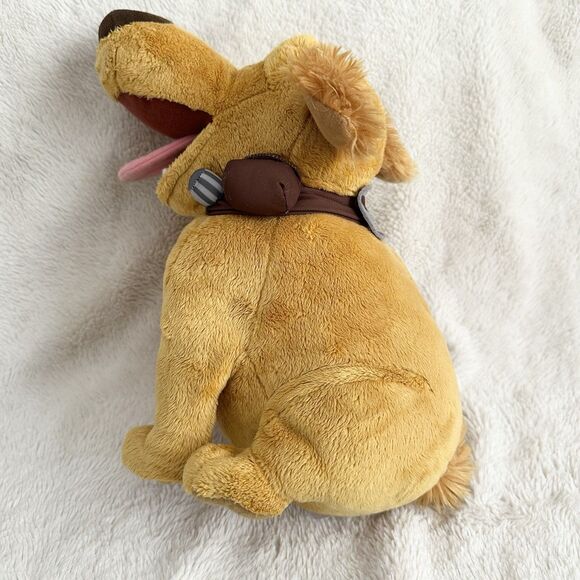Disney Pixar Up Dug Medium Plush Yellow Puppy Dog Stuffed Animal Toy - Picture 3 of 5
